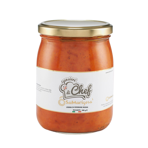 Picture of Cream of spicy red peppers 500g jar