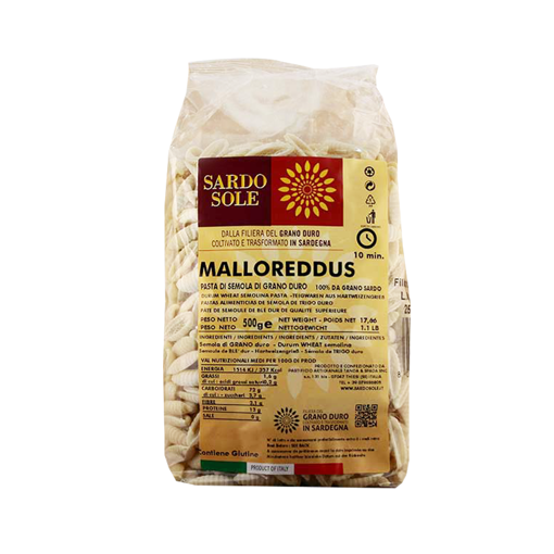 Picture of MALLOREDDUS OF SEMOLINA (100% SARDINIAN WHEAT) gr. 500 - SARDO&SOLE 