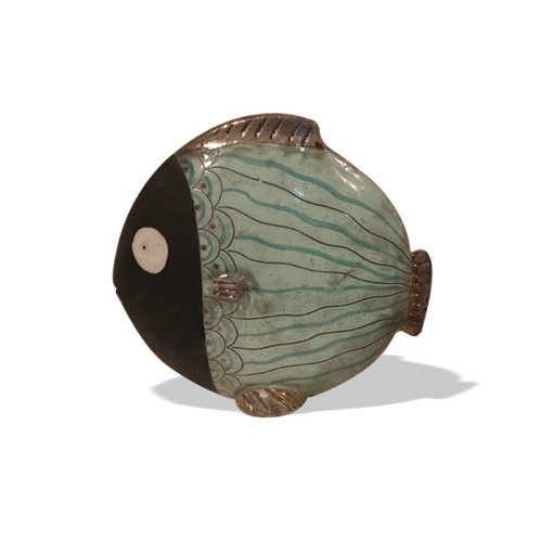 Picture of Pesce in ceramica Raku MEDIUM