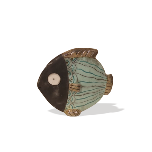 Picture of Pesce in ceramica Raku SMALL