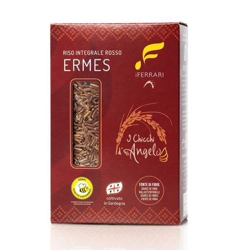 Picture of ERMES RED INTEGRAL RICE gr. 500 - box - I FERRARI