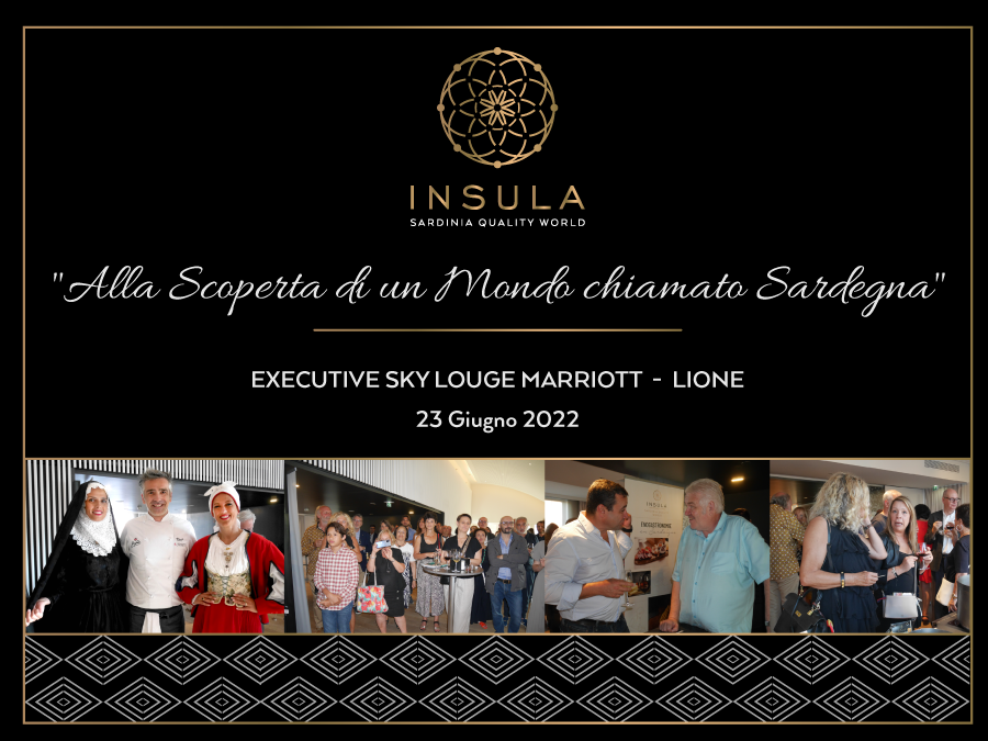 "Alla scoperta di un Mondo chiamato Sardegna" - Executive Sky Lounge Marriot, Lione   - 23 Giugno 2022