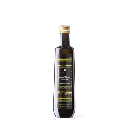 Picture of ORGANIC EXTRA VIRGIN OLIVE OIL FROM CENTENARY OLIVE TREES CL. 25 - BIANCOSPINO AGRICOLA