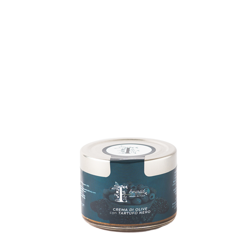 Picture of BLACK TRUFFLE AND OLIVE CREAM  gr. 100 - jar -EMERALD