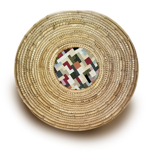 Picture of Rush basket with fabric insert