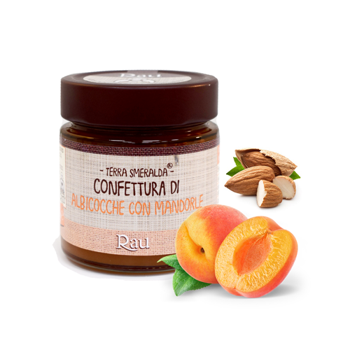Picture of APRICOT AND ALMOND JAM gr. 260 - RAU SARDO&DOLCE 