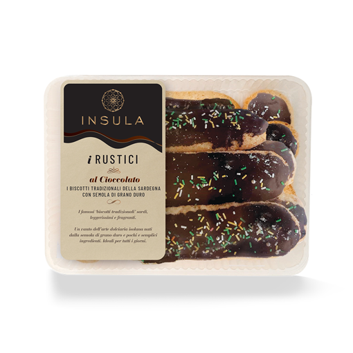 Picture of RUSTIC CHOCOLATE BISCUITS  gr. 350 - INSULA